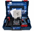BOSCH Professional GSB 18V-25 Akku-Schlagbohrschrauber 18V (2x 2,0 Ah, Ladegerät, L-BOXX)