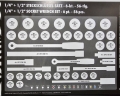 Bild 3 von WÜRTH Knarrenkasten Steckschlüssel-Satz (1/2 + 1/4 Zoll, 56-teilig)