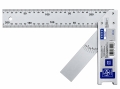 LUX-TOOLS Kombinationswinkel 'Comfort' (250 mm) mit Winkelmesser & Millimeterskala 572125