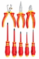 Bild 1 von WÜRTH Elektriker Zangen- und Schrauben Sortiment VDE (8-teilig) 071401582