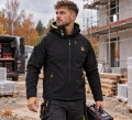 Bild 2 von PROCERA Softshelljacke 'VALOR' mit Kapuze, Fleece-Innenfutter, Schwarz/Limette [Größe wählbar]