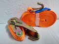 Spanngurt mit Ratsche und Haken (4m x 25mm 800kg)