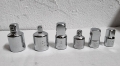 Adapter-Set für Umschaltknarre (6-teilig, 1/2 3/8 1/4 Zoll)