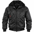 Bild 1 von FÖRCH Pilotenjacke schwarz (wasserabweisend, abnehmbare Ärmel & Webpelz-Futter) [Gr. wählbar]