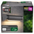 OBI Außenwandleuchte LED 'Vernole' Aluminium dunkelgrau (8,4 W, 850 lm, 3000 K, IP54, schwenkbar)