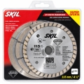 SKIL Diamanttrennscheiben Set (3-teilig, Ø 115 x 22,23mm) 