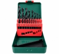 METABO Metallbohrer Set HSS-R (19-teilig, Ø 1-10mm)