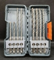 HAWERA Hammerbohrer Set (SDS-plus, 8-teilig, 6+8+10mm) in Tough Box