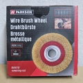 Bild 3 von Drahtbürste Ø 150 mm für Schleifbock (Draht vermessingt, Stärke 0,3mm)