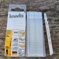 25x KWB Stichsägeblätter (entspricht T101BF) für Hartholz