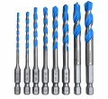 BOSCH HEX-9 Multi-Construction Bohrer Set (8-teilig, Ø 3-8mm)
