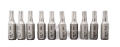 10x KWB T20 Bits 'Industrial Steel' 1/4" x 25 mm