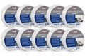 10x KIP Teppich-Verlegeband doppelseitig 'plusline' (50 mm x 10 m)