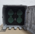 Bild 3 von Außensteckdose in Steinoptik (4-fach) IP44 [zum auswählen]  / (Art) Steinoptik (4 Steckdosen)
