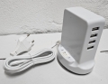 USB Ladestation 4-fach (1,4m 40W 8,0A) mit An / Aus Schalter