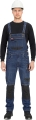DENIM Stretch Jeans-Latzhose (Blau) [Größe 46-60]