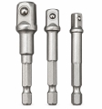 BEAST Steckschlüssel Bitadapter Set (3-teilig, 1/4 3/8 1/2 Zoll)
