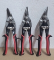 Blechscheren Set (3-teilig, 250mm, 2K-Griffe)