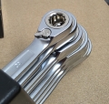 Bild 2 von WÜRTH Ratschen-Ring-Maulschlüssel-Satz (8-teilig, SW 8-19) umschaltbar mit Haltering (071426550)