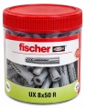 75x FISCHER Universaldübel 'UX 8 x 50 R' in Runddose
