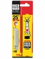 10x TAJIMA Abbrechklingen 25 mm 'Rock Hard Blades' (0,7 mm stark) LCB65