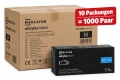 Bild 1 von MERCATOR Nitrilhandschuhe schwarz 'Nitrylex'  / (Gr.) 1000 Paar - Gr. XL