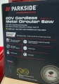 Bild 2 von PARKSIDE 20V Akku-Metallhandkreissäge 'PPMSA 20-Li A1' Solo (ohne Akku) NEU