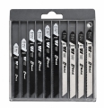 Stichsägeblätter Set (10-teilig) für Holz / Metall
