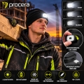 Bild 2 von PROCERA LED-Strickmütze mit USB-Aufladung und 3 Leuchtstufen 'LED BLACK' (Schwarz)