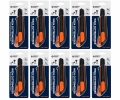 10x WS24 Cuttermesser (18mm, schwarze Klinge, 2K Griff)