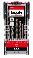 KWB Steinbohrer Satz (5-teilig, Ø 4-10mm, Rundschaft)