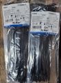 Kabelbinder mit Stahlnasenverschluss (3,6 x 284mm, 100 Stück, schwarz)