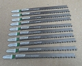 10x BOSCH (twercs) Stichsägeblätter für Holz & Metall 'T345XF' (132mm)