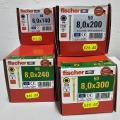 50x FISCHER Holzbauschrauben TX (zum auswählen)