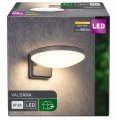 OBI Außenwandleuchte LED 'Valdana' Aluminium dunkelgrau (10 W, 800 lm, 3000 K, IP65)