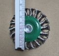 Bild 2 von FÖRCH Schaftrundbürste Edelstahl gezopft (Ø 70mm, Schaft 6mm)