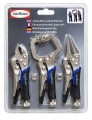 STAHLKAISER Mini-Gripzangen-Satz (3-teilig, Gripzange, Langbeckenzange & C-Gripzange) 05559