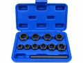 Mutternausdreher Satz extra flach (11-teilig, SW 9-19mm)