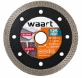 WAART Diamanttrennscheibe (Ø 125 x 1,4 x 22,23mm) für Fliesen Granit Feinsteinzeug