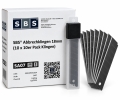 100x SBS Cuttermesser-Ersatzklingen (18mm, 0,5mm, 8 Segmente)