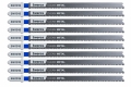10x TWERCS Stichsägeblätter (T321AF BIM) Speed für Metall