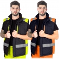 Warnschutz Weste 'Asker' (gefüttert) [Gr. / Farbe wählbar]