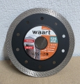 Bild 2 von WAART Diamanttrennscheibe (Ø 125 x 1,4 x 22,23mm) für Fliesen Granit Feinsteinzeug