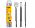 DEWALT Meißel-Set SDS-plus (3-teilig, 20 / 40 mm x 250 mm) DT60330-QZ