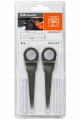 2x FEIN Schneidmesser gerade Form (Schneidenlänge 70mm, Gesamtlänge 120mm)