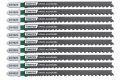 10x TWERCS Stichsägeblätter für Holz & Metall 'T345XF' (132mm)