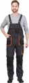 Bild 1 von Latzhose GRAU / ORANGE (Gr. wählbar)